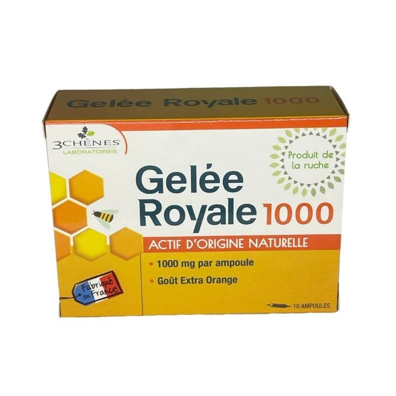 3 CHENES GELEE ROYALE 1000MG 10 AMPOULES X10ML