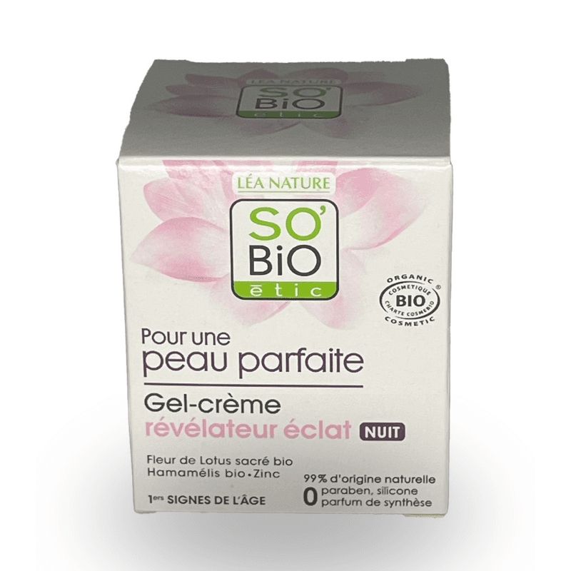 SO BIO GEL CREME REVELATEUR ECLAT NUIT