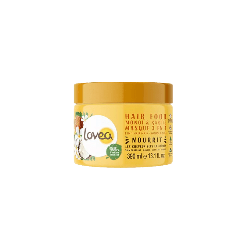HAIR FOOD MASQUE 3EN1 MONOÏ ET KARITÉ